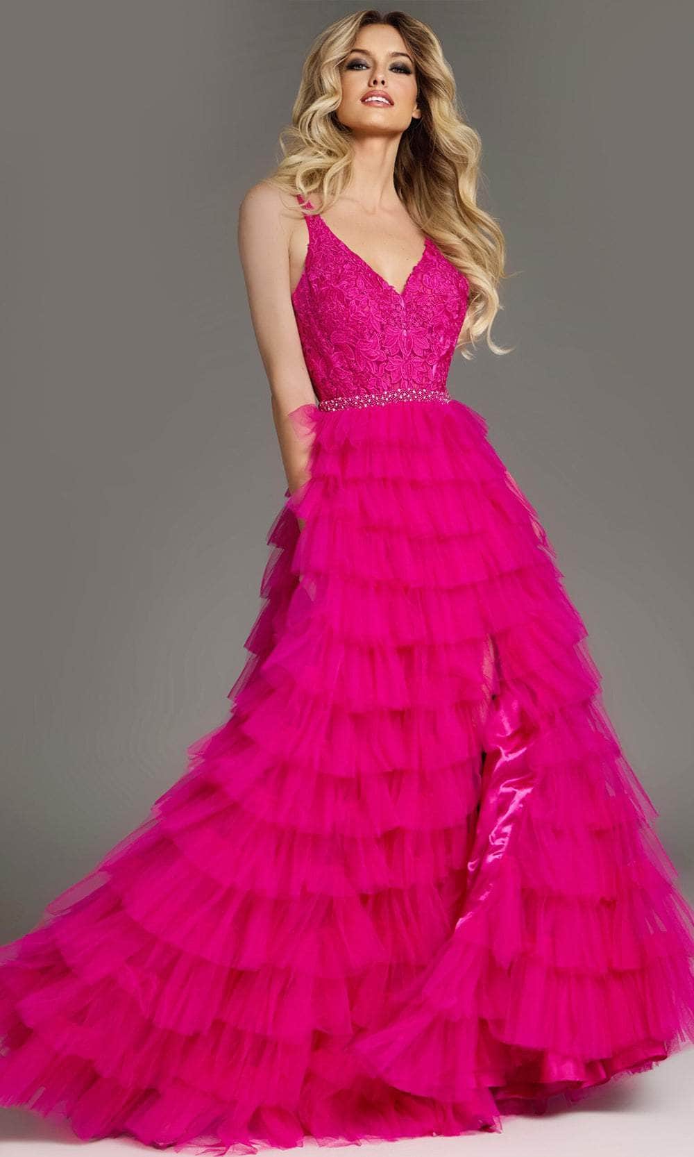 open lace back dress Dressime Woman's Vintage Pink Prom Dress A Line Strapless Chiffon Corset  Tiered Long Evening Dress With Beading – dressime