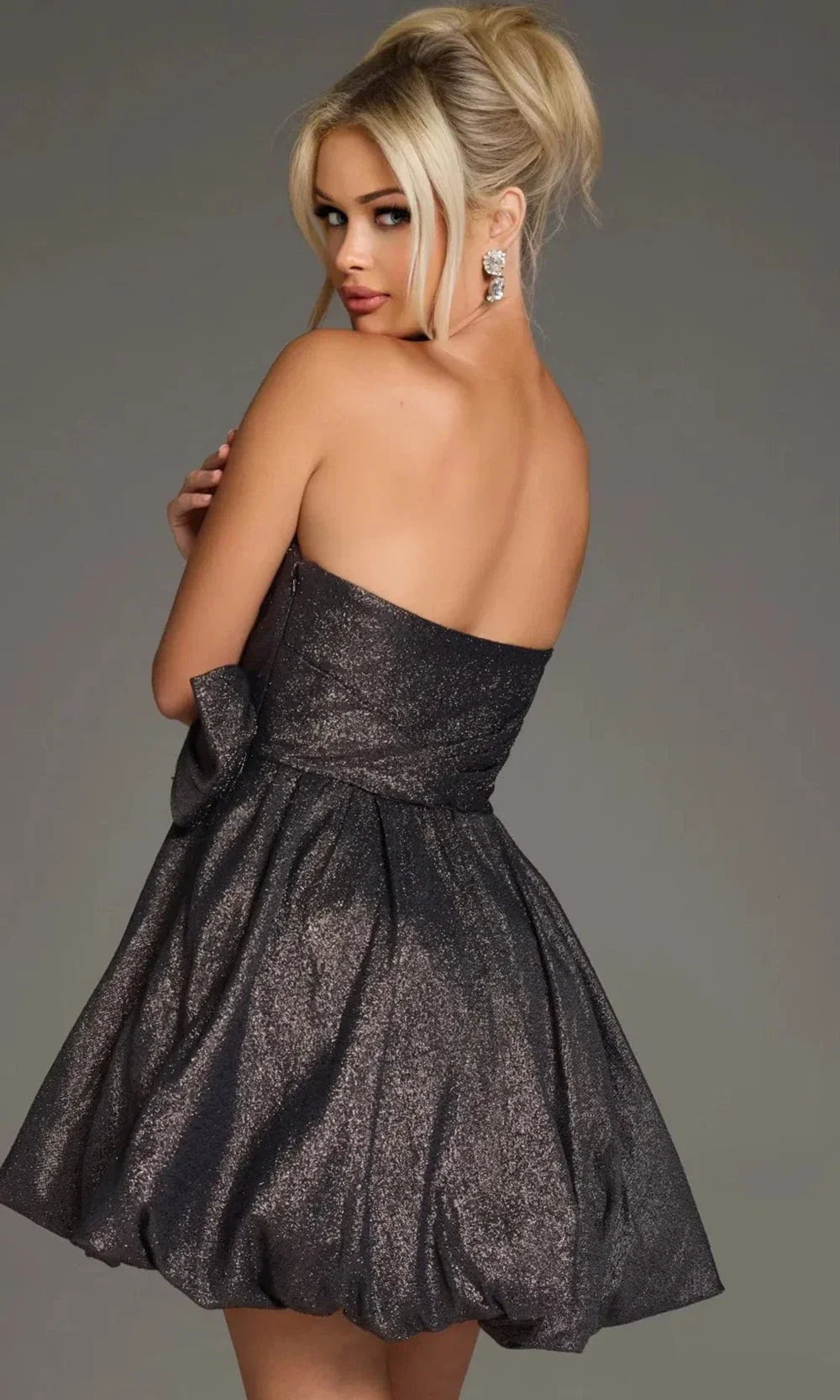 Jovani 37017 - Sweetheart Bubble Hem Cocktail Dress Cocktail Dresses