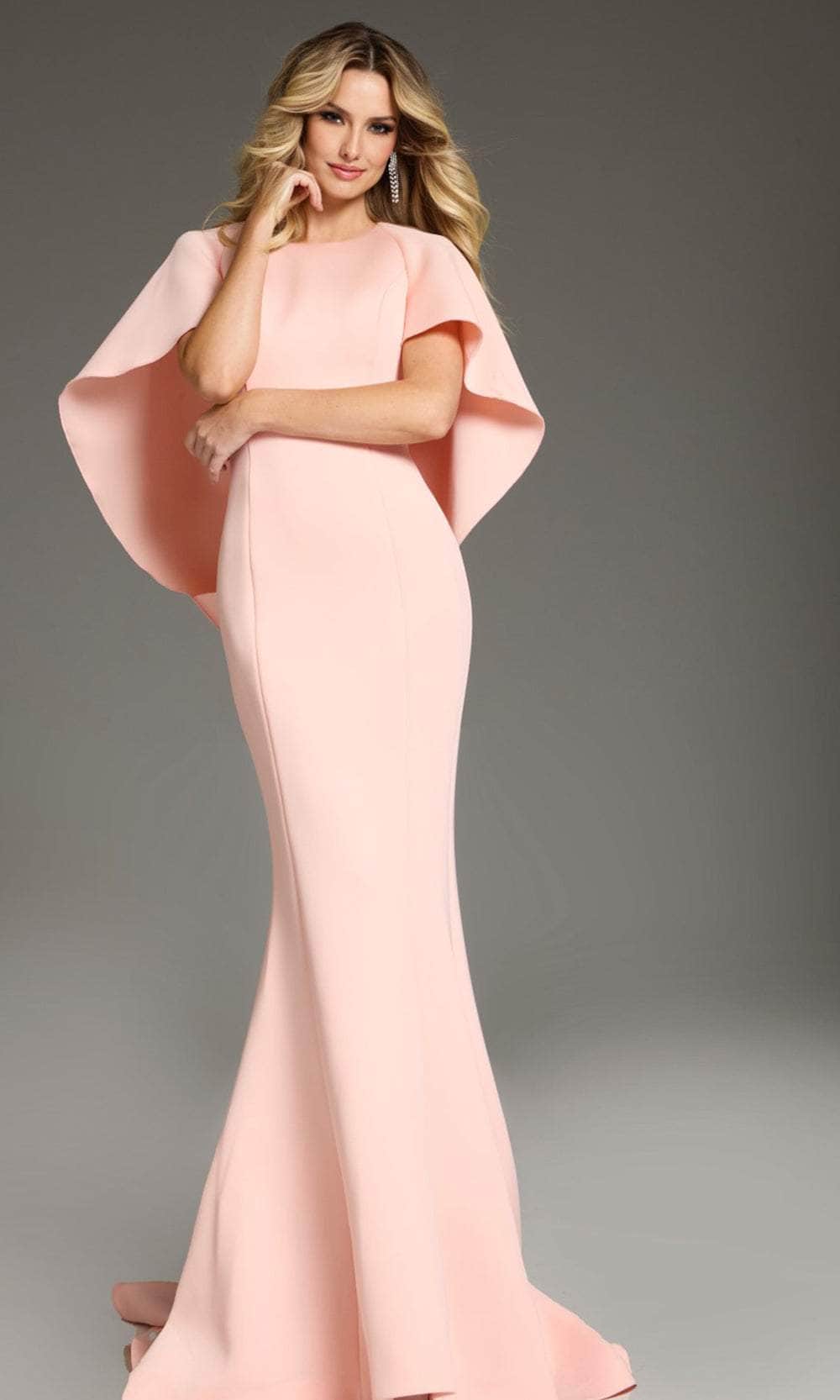 mother of the bride dresses mermaid Off-the-Shoulder Chic Ruched Trumpet/Mermaid Short Sleeves Long Formal Evening Gowns with Appliques Formal Dresses Mermaid Cape Mother Of The