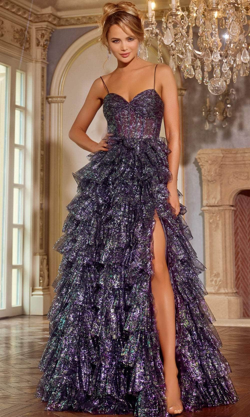 Jovani 39305 - Glittered Sweetheart Prom Gown Jovani 39305 - Glittered Sweetheart Prom Gown