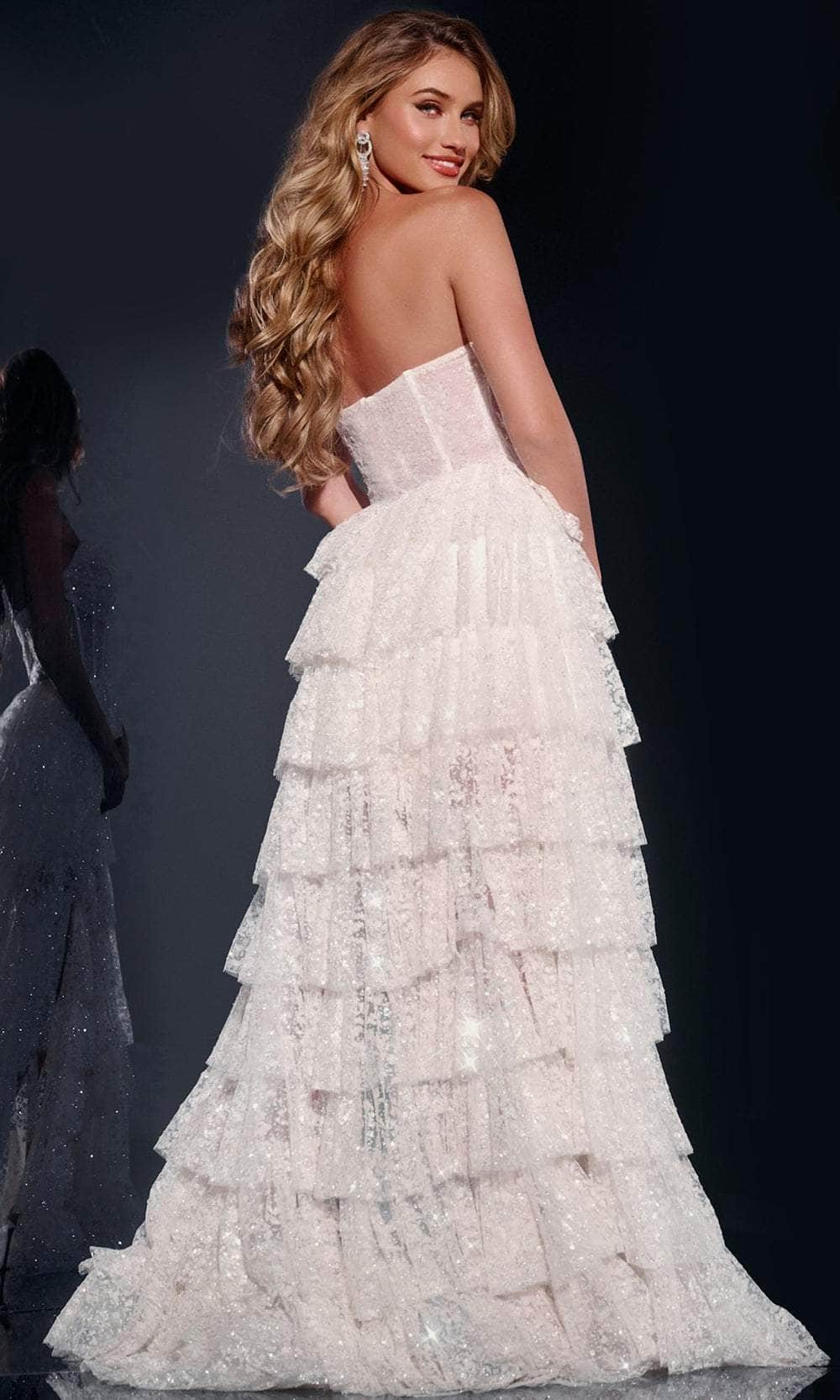 Jovani 40031 - Sequin Tiered Prom Dress Prom Dresses