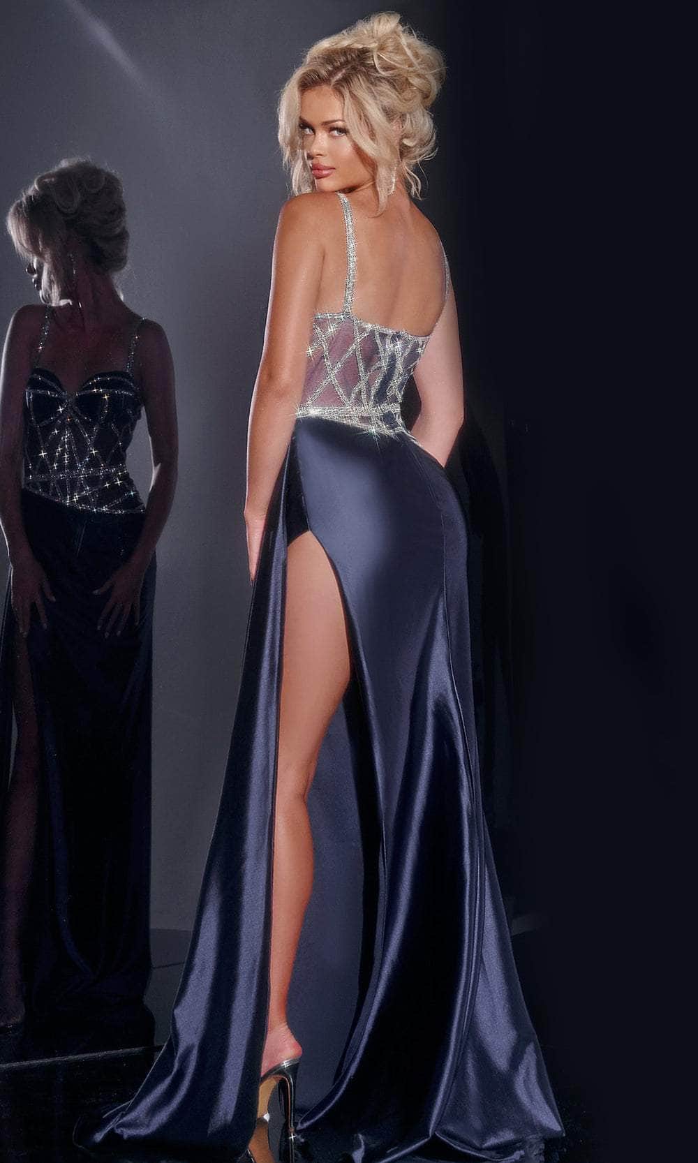 Jovani 40506 - Embellished Bustier Prom Dress Prom Dresses