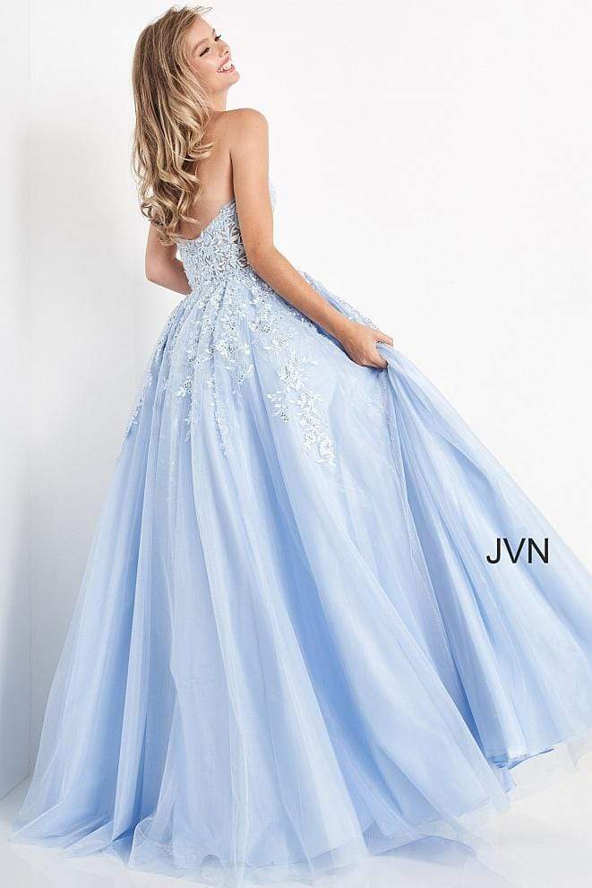 Jovani - JVN00915 Strapless Embroidered Sweetheart Ballgown Prom Dresses