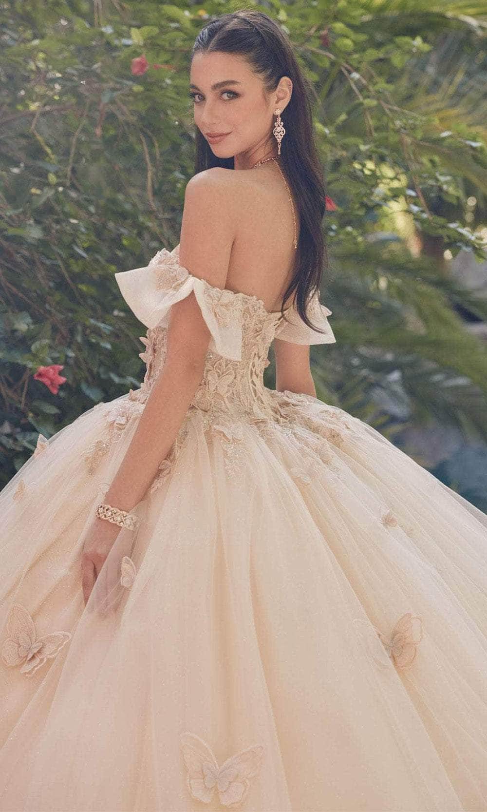 Juliet Dresses JT1448J - Butterfly Appliqued Sweetheart Ballgown Special Occasion Dresses