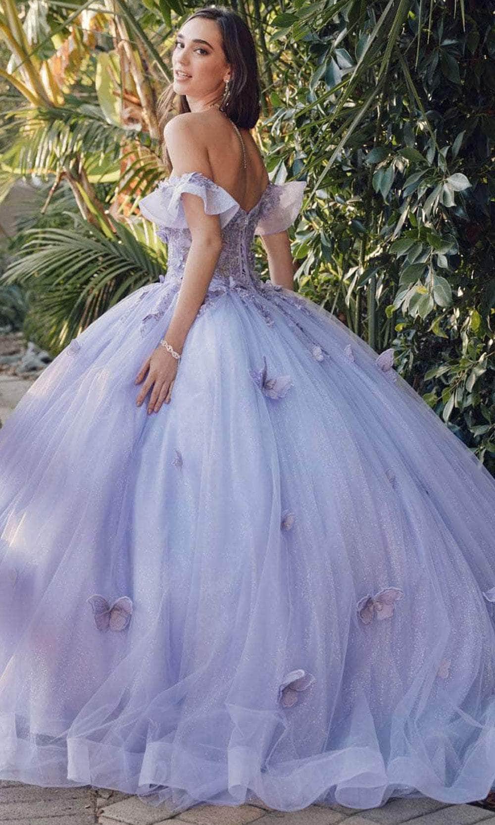 Juliet Dresses JT1448J - Butterfly Appliqued Sweetheart Ballgown Special Occasion Dresses
