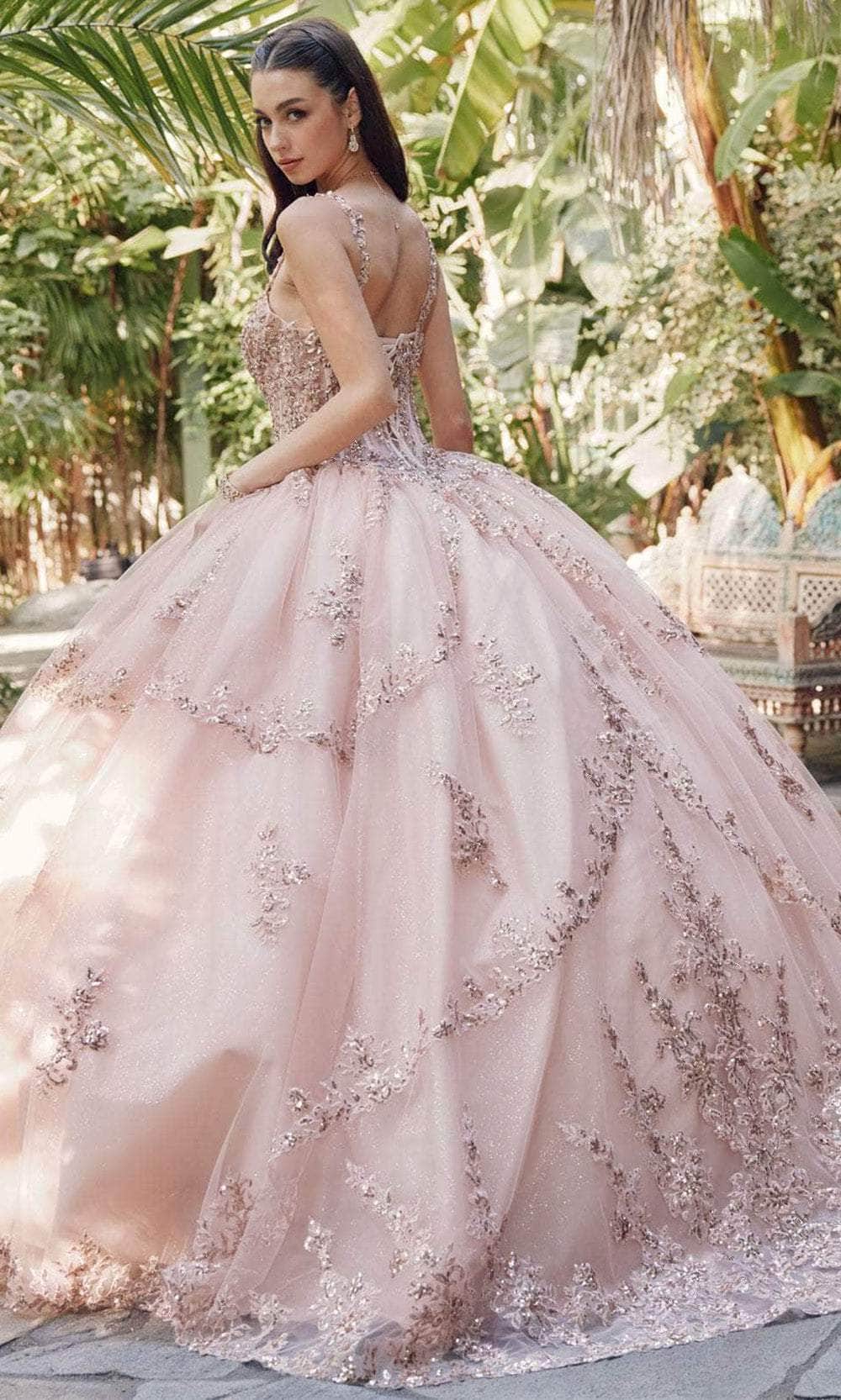 Juliet Dresses JT1450J - Beaded Embroidered Ballgown Ball Gowns