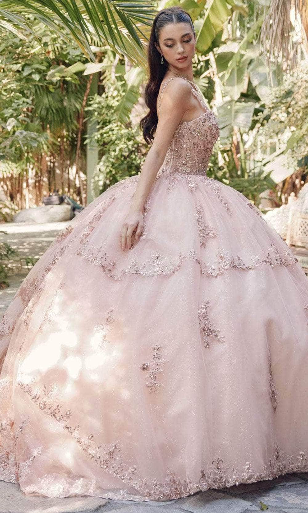 Juliet Dresses JT1450J - Beaded Embroidered Ballgown Ball Gowns