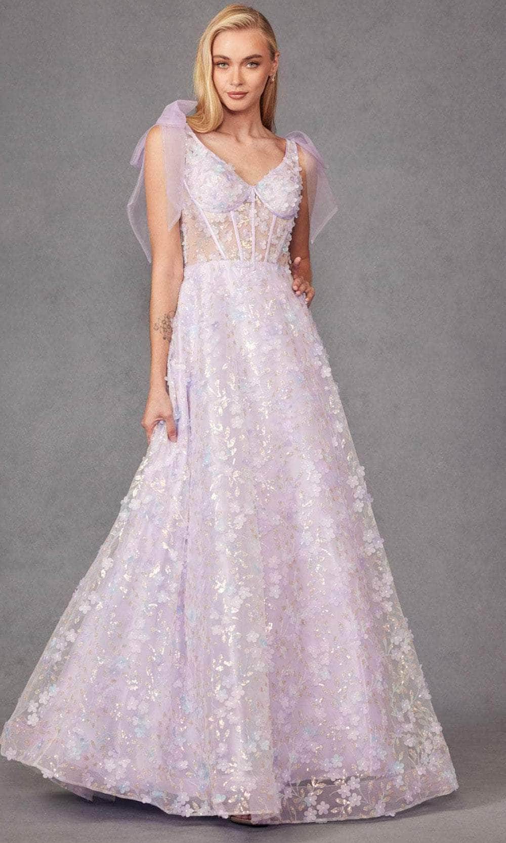 Juliet Dresses JT2439K - Sleeveless A-Line Prom Dress Prom Dresses