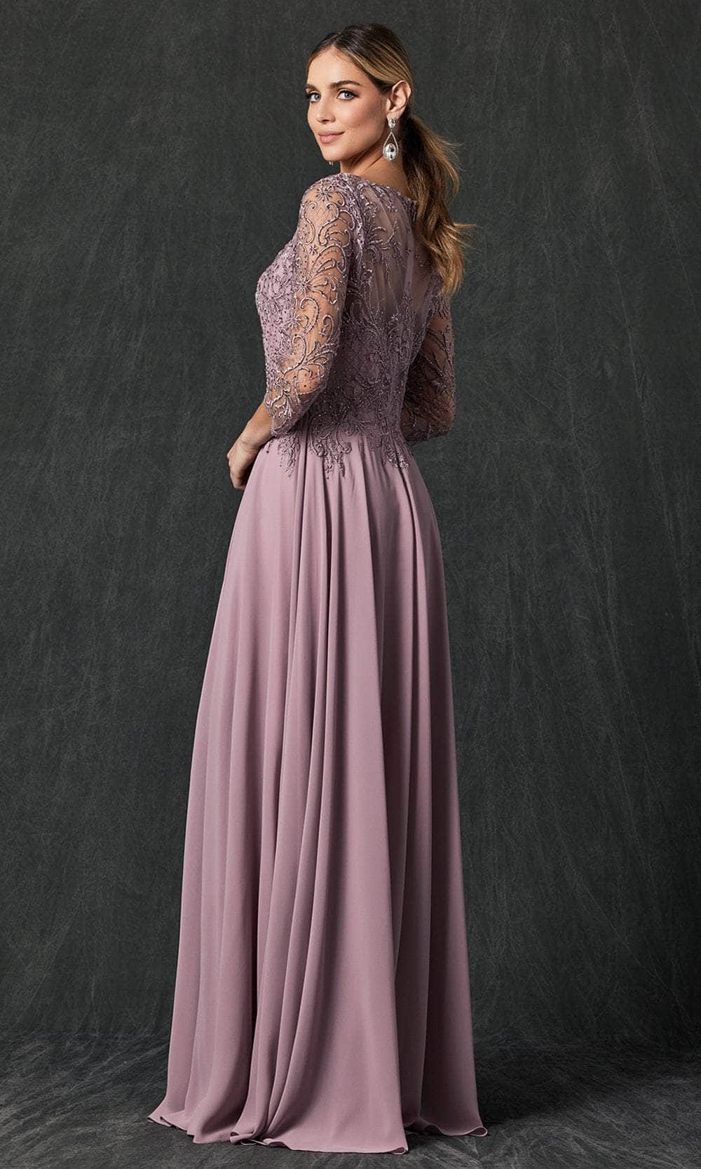 Juliet Dresses M11 - Elegant Lace Embroidered A-Line Gown Mother of the Bride Dresses