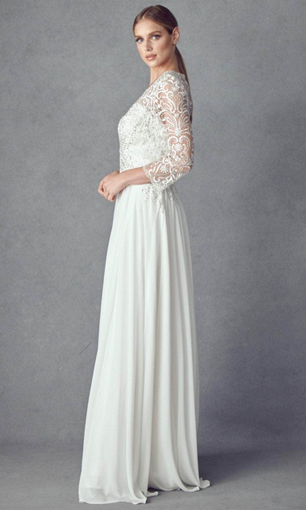 Juliet Dresses M11 - Elegant Lace Embroidered A-Line Gown Mother of the Bride Dresses