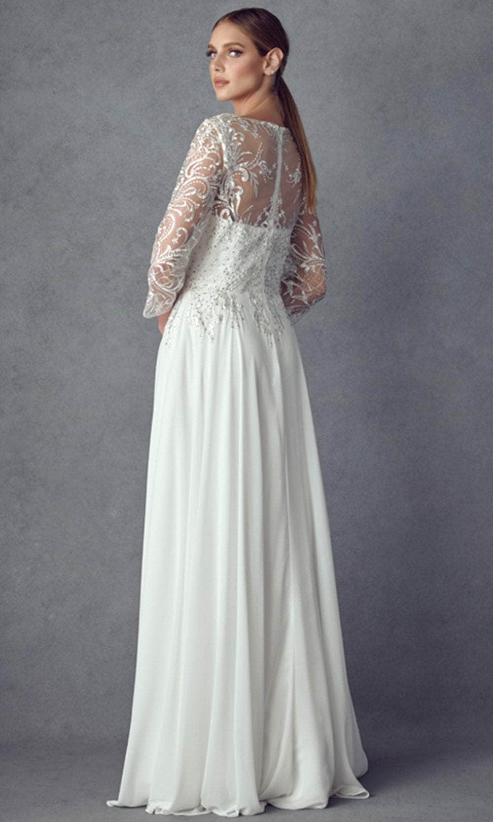 Juliet Dresses M11 - Elegant Lace Embroidered A-Line Gown Mother of the Bride Dresses