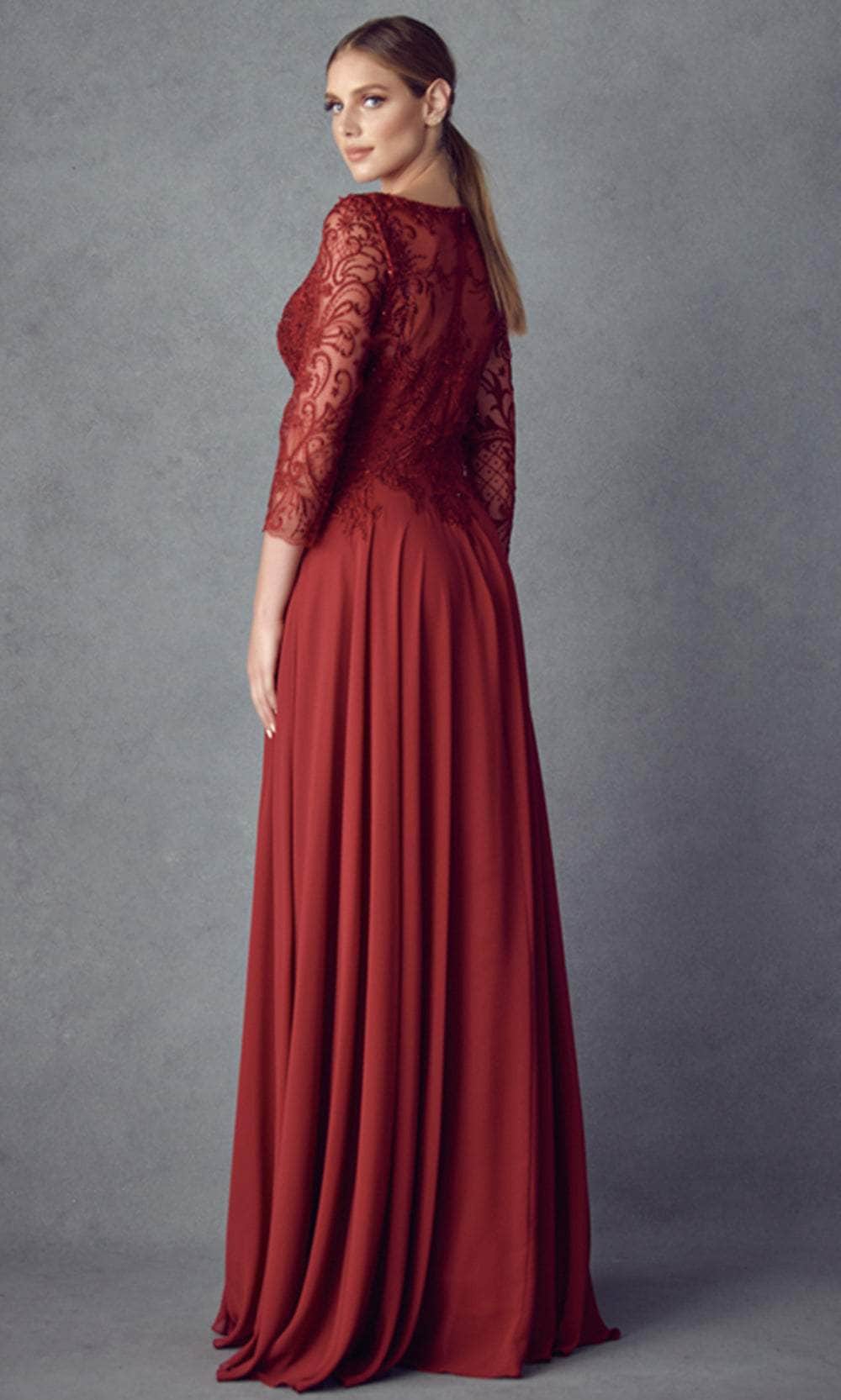 Juliet Dresses M11 - Elegant Lace Embroidered A-Line Gown Mother of the Bride Dresses