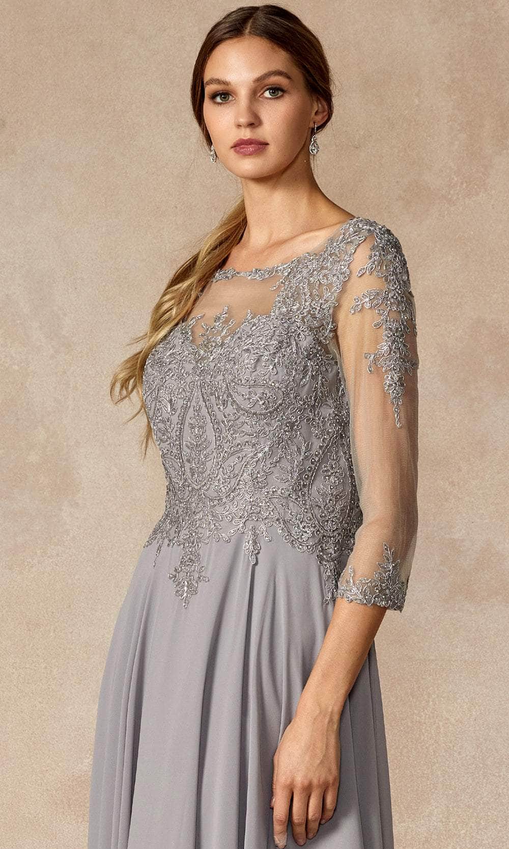Juliet Dresses M12 - Bateau Neck A-Line Lace Gown Mother of the Bride Dresses