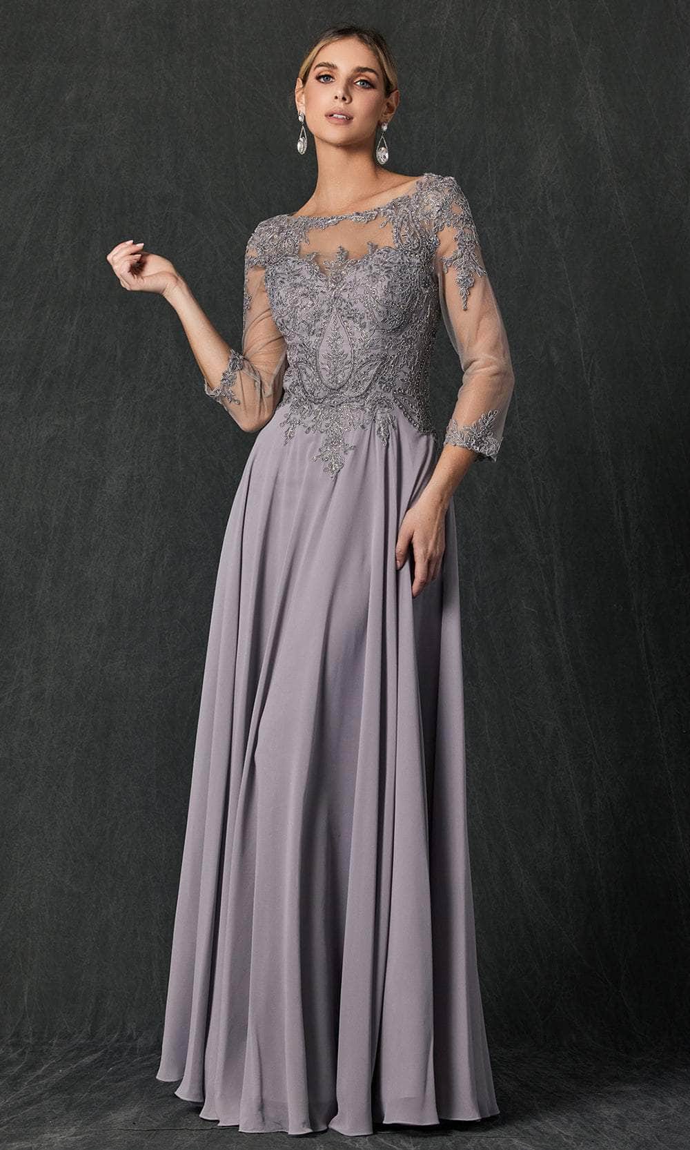 Juliet Dresses M12 - Bateau Neck A-Line Lace Gown Mother of the Bride Dresses