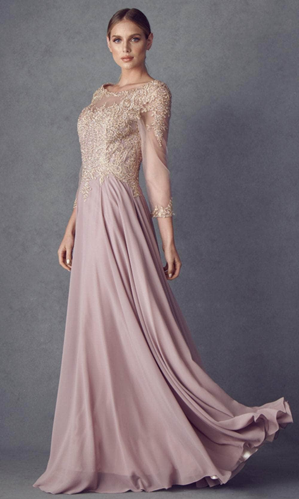 Juliet Dresses M12 - Bateau Neck A-Line Lace Gown Mother of the Bride Dresses
