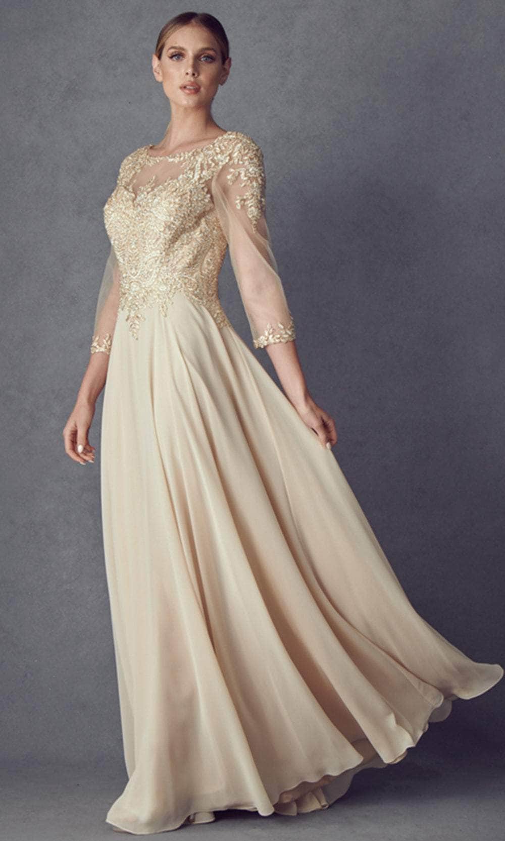 Juliet Dresses M12 - Bateau Neck A-Line Lace Gown Mother of the Bride Dresses