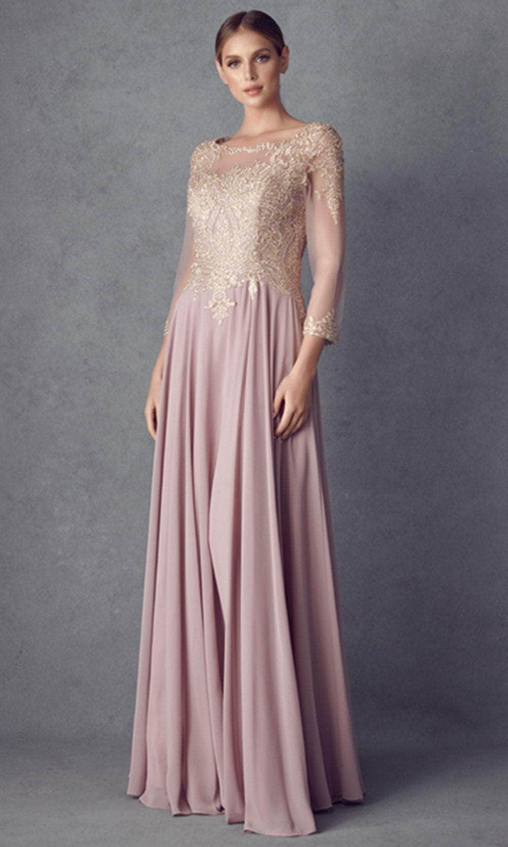 Juliet Dresses M12 - Bateau Neck A-Line Lace Gown Mother of the Bride Dresses