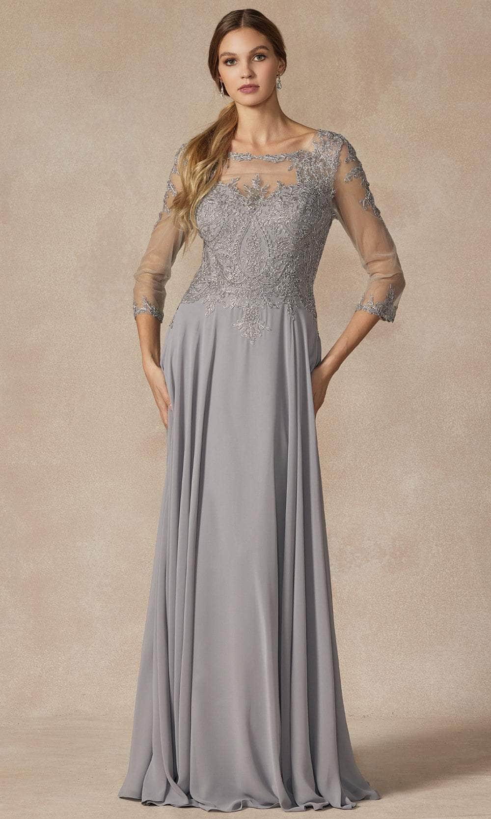 Juliet Dresses M12 - Bateau Neck A-Line Lace Gown Mother of the Bride Dresses