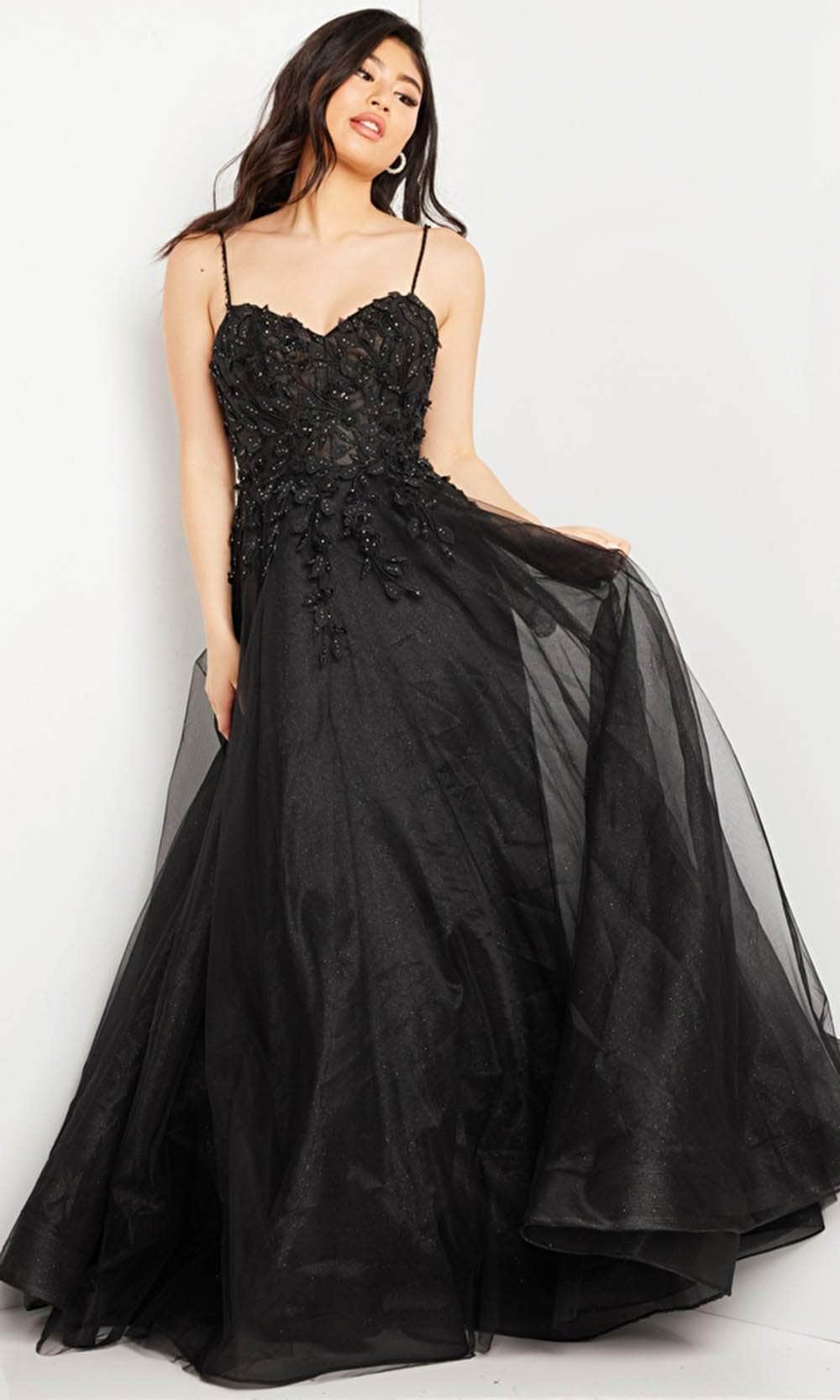 JVN by Jovani JVN25825 - Sleeveless Embroidered Dress JVN by Jovani JVN25825 - Sleeveless Embroidered Dress