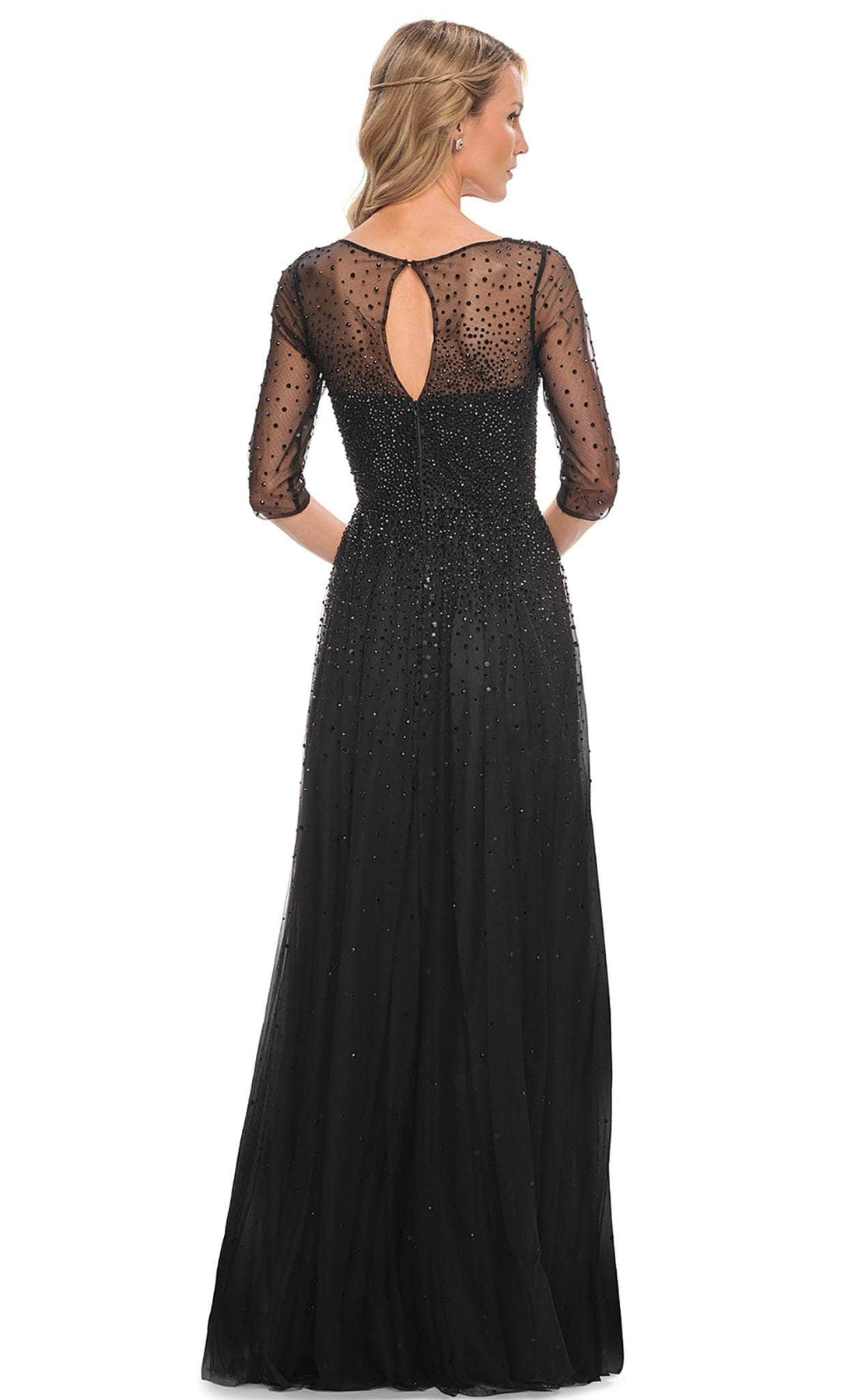 La Femme - 24894 Sheered and Sequined Evening Gown Evening Dresses