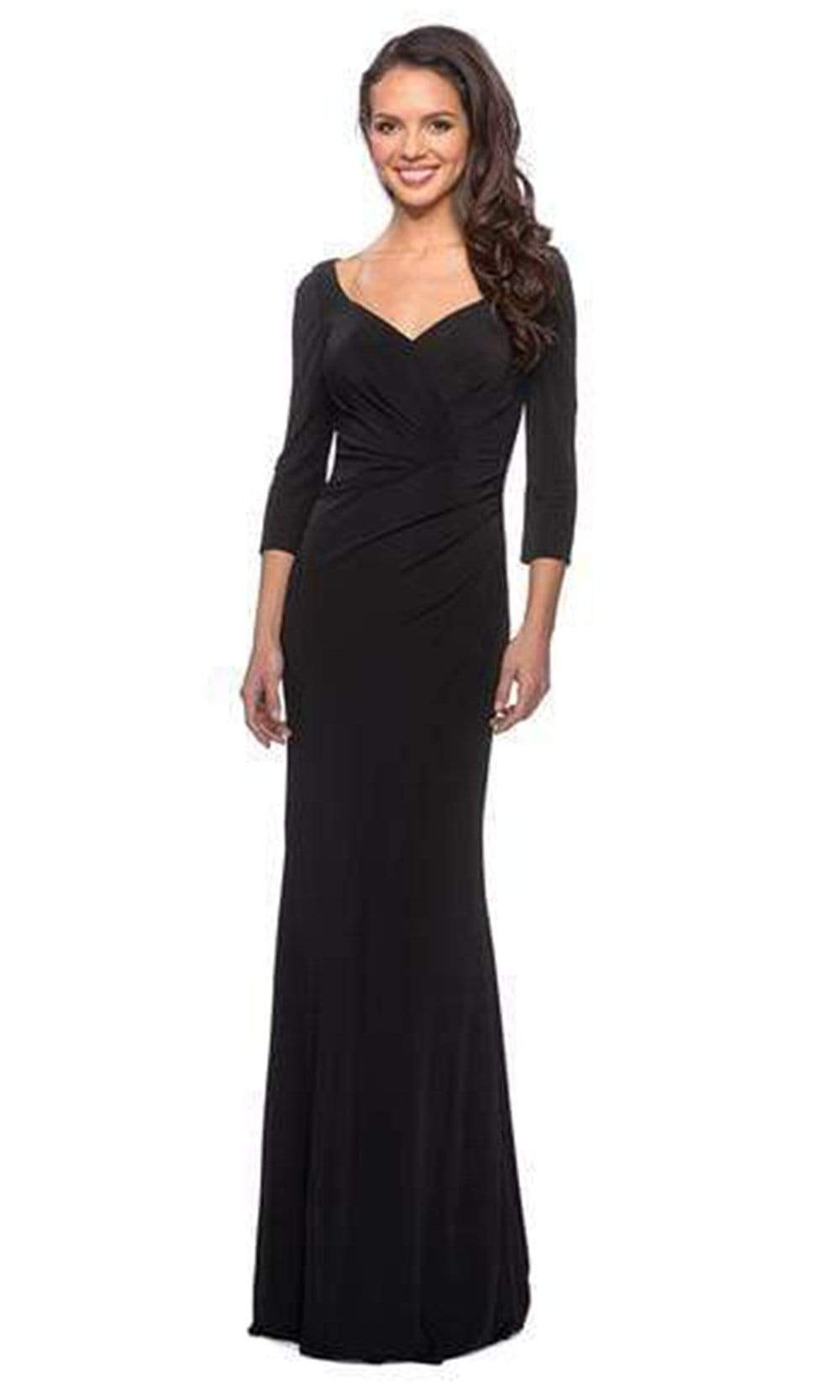 dresses with side ruching May Queen MQ2206 - Short Sheath Dress