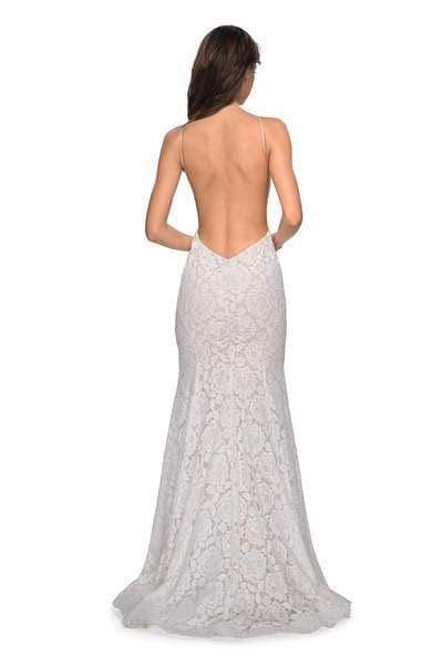La Femme - 27289 Jewel Studded Lace Trumpet Gown Special Occasion Dress