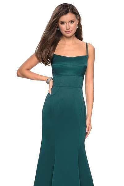 La Femme - 27524 Modified Scoop Jersey Trumpet Dress Bridesmaid Dresses