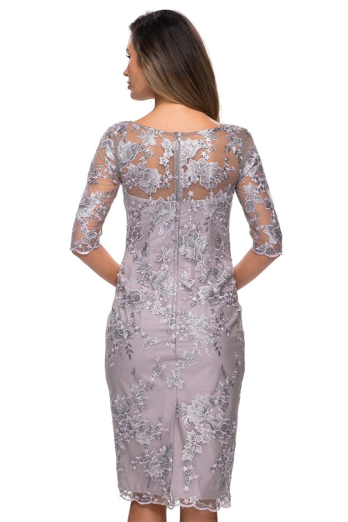 La Femme - 27895 Lace Bateau Fitted Dress Mother of the Bride Dresses