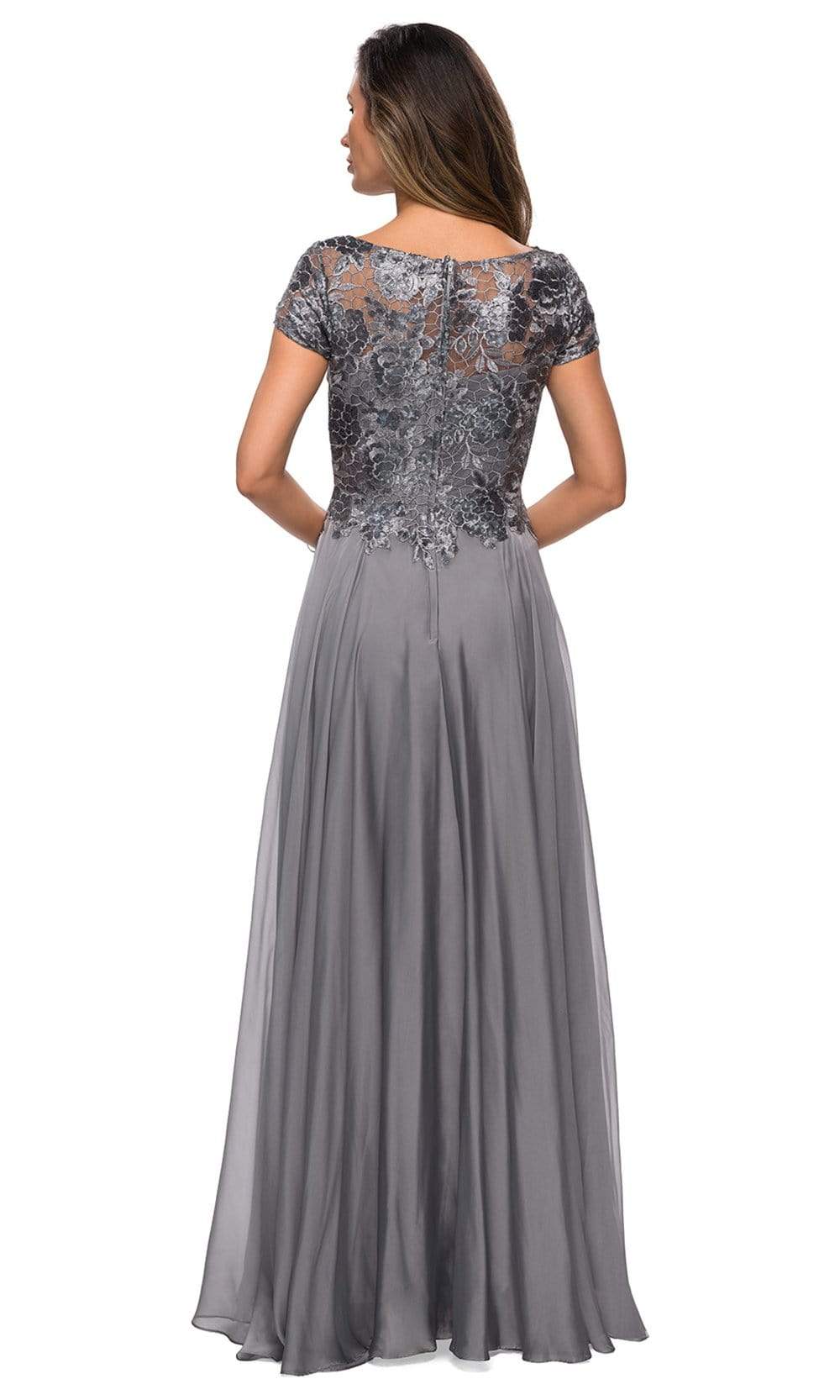 La Femme - 27924 Sequined Lace Bodice A-Line Dress Mother of the Bride Dresses