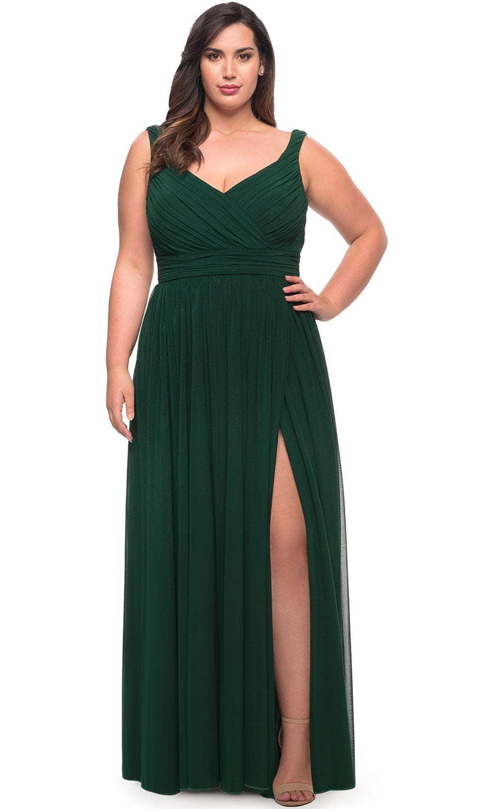 La Femme 29075 - Ruched Sleeveless Prom Gown Special Occasion Dress