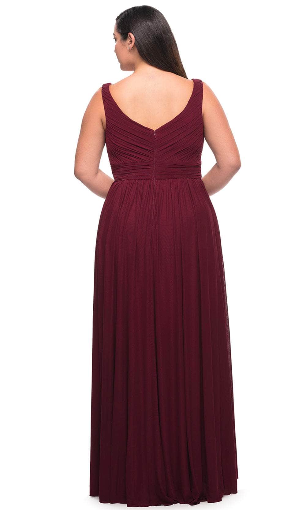 La Femme 29075 - Ruched Sleeveless Prom Gown Special Occasion Dress