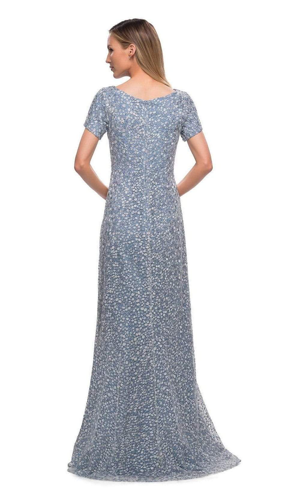 La Femme - 29134 Modest Embroidered A-line Dress Mother of the Bride Dresses