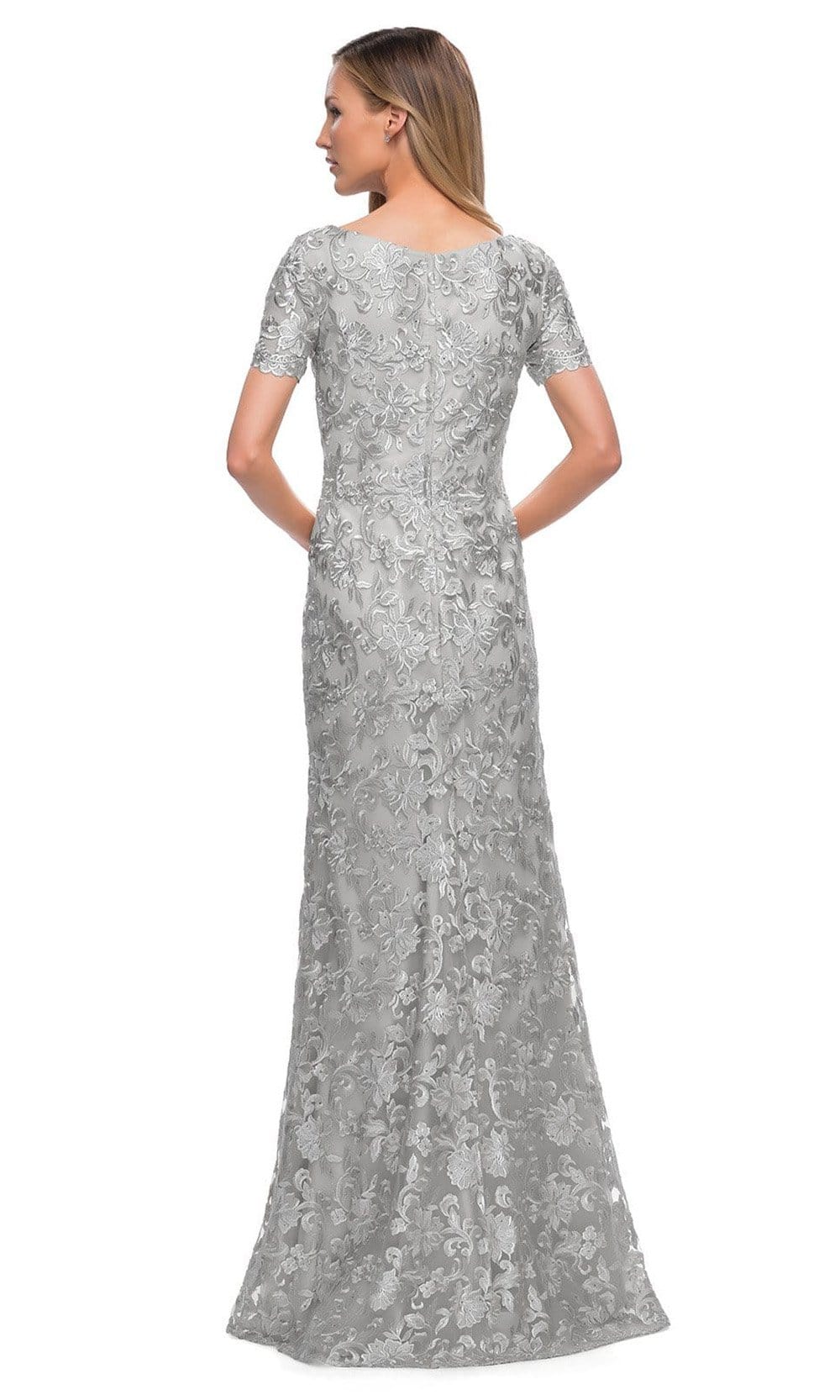 La Femme - 29161 Bateau Sheath Evening Dress Special Occasion Dress