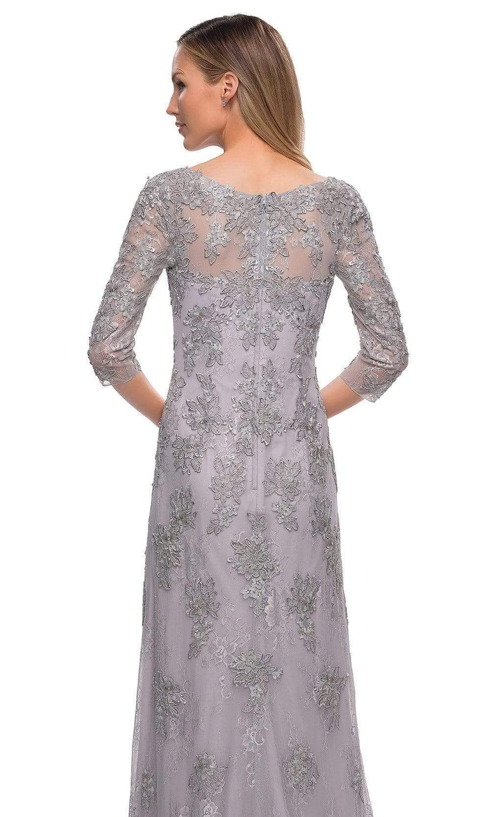 La Femme - 29379 Quarter Sleeve Lace Formal Dress Mother of the Bride Dresses