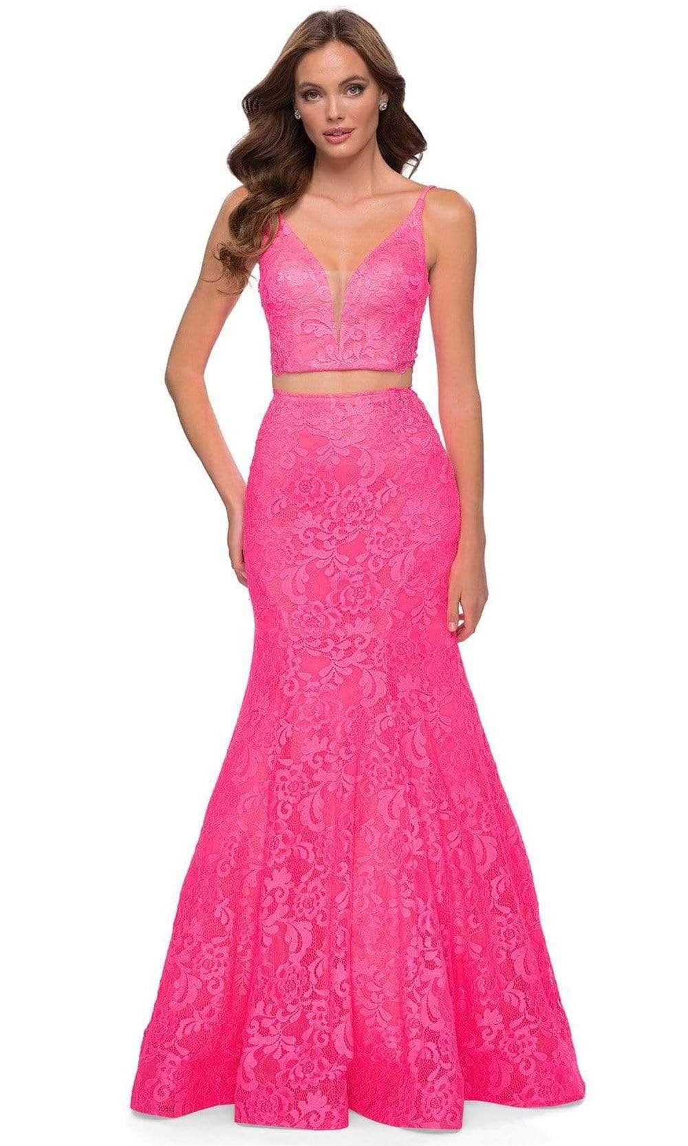 La Femme 29967 Dress | La Femme Dresses | Formal Approach 4 / Neon Pink La Femme 29967 Dress | La Femme Dresses | Formal Approach 4 / Neon Pink