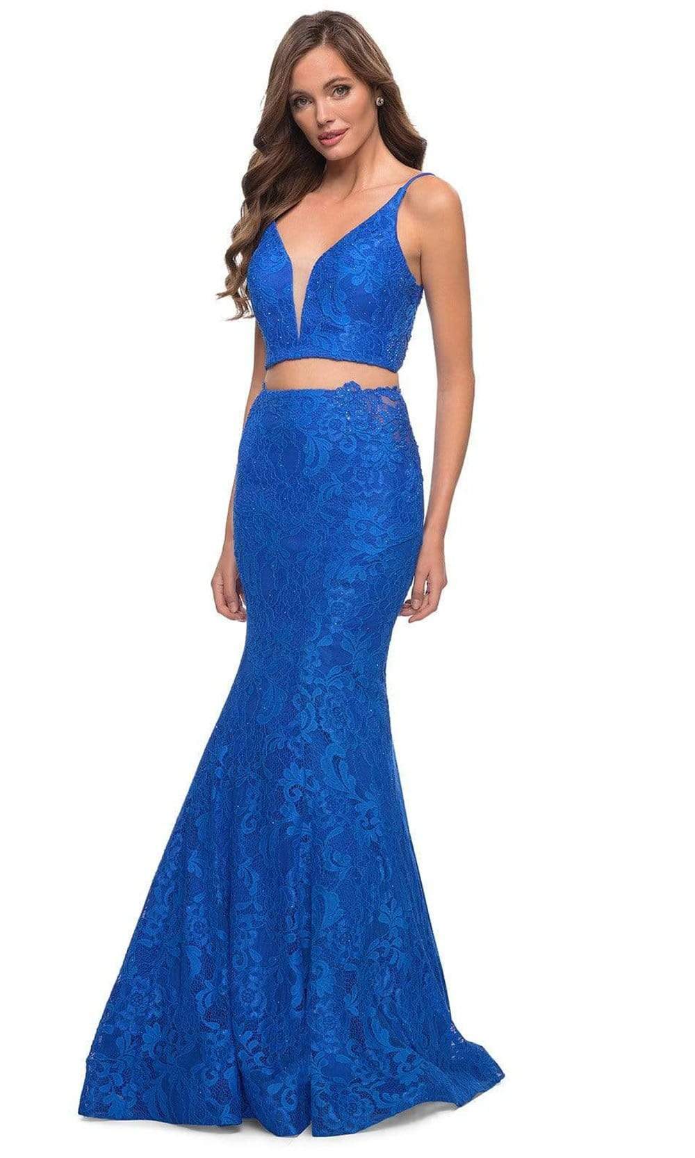 La Femme - 29970 Two Piece Plunging V Neck Mermaid Dress Special Occasion Dress