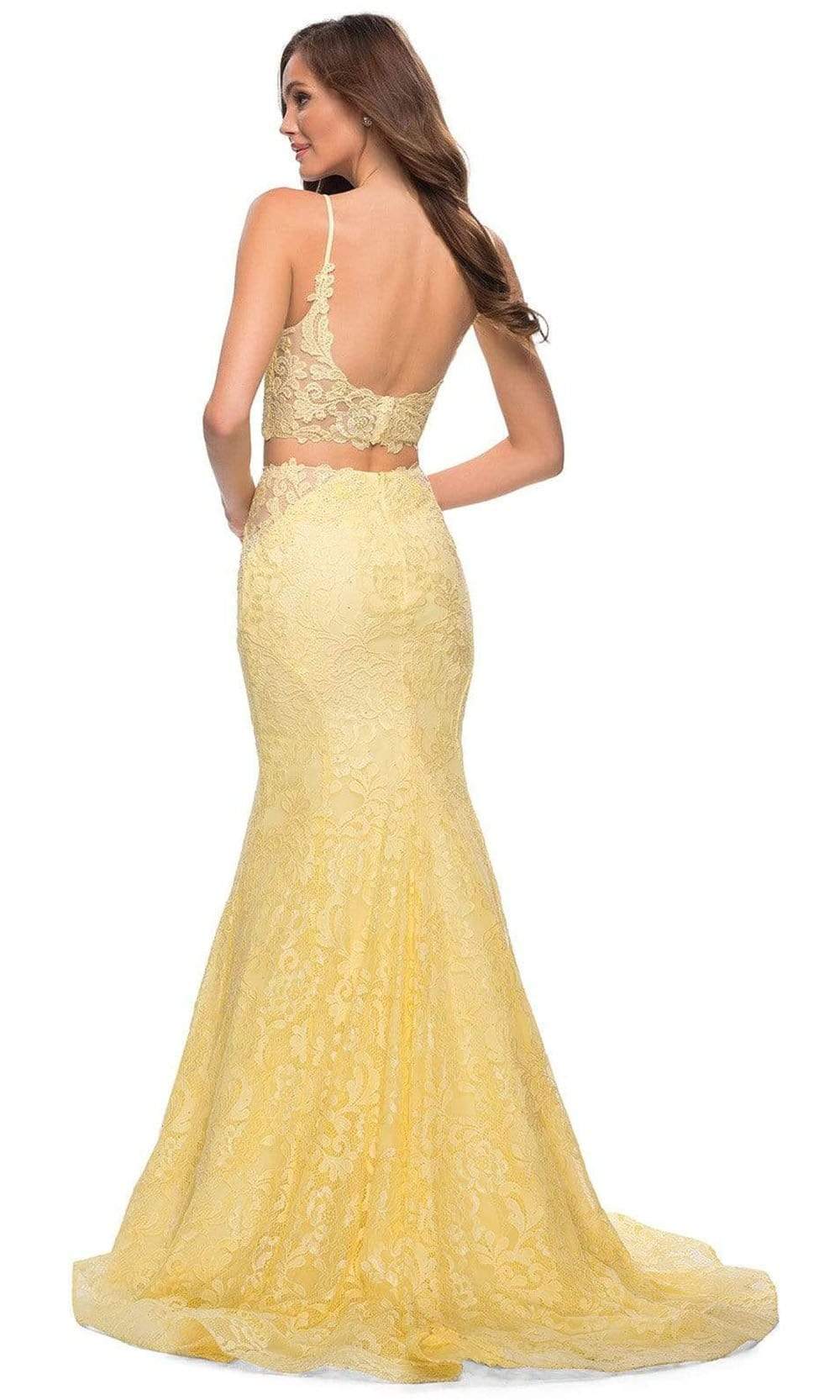 La Femme - 29970 Two Piece Plunging V Neck Mermaid Dress Special Occasion Dress