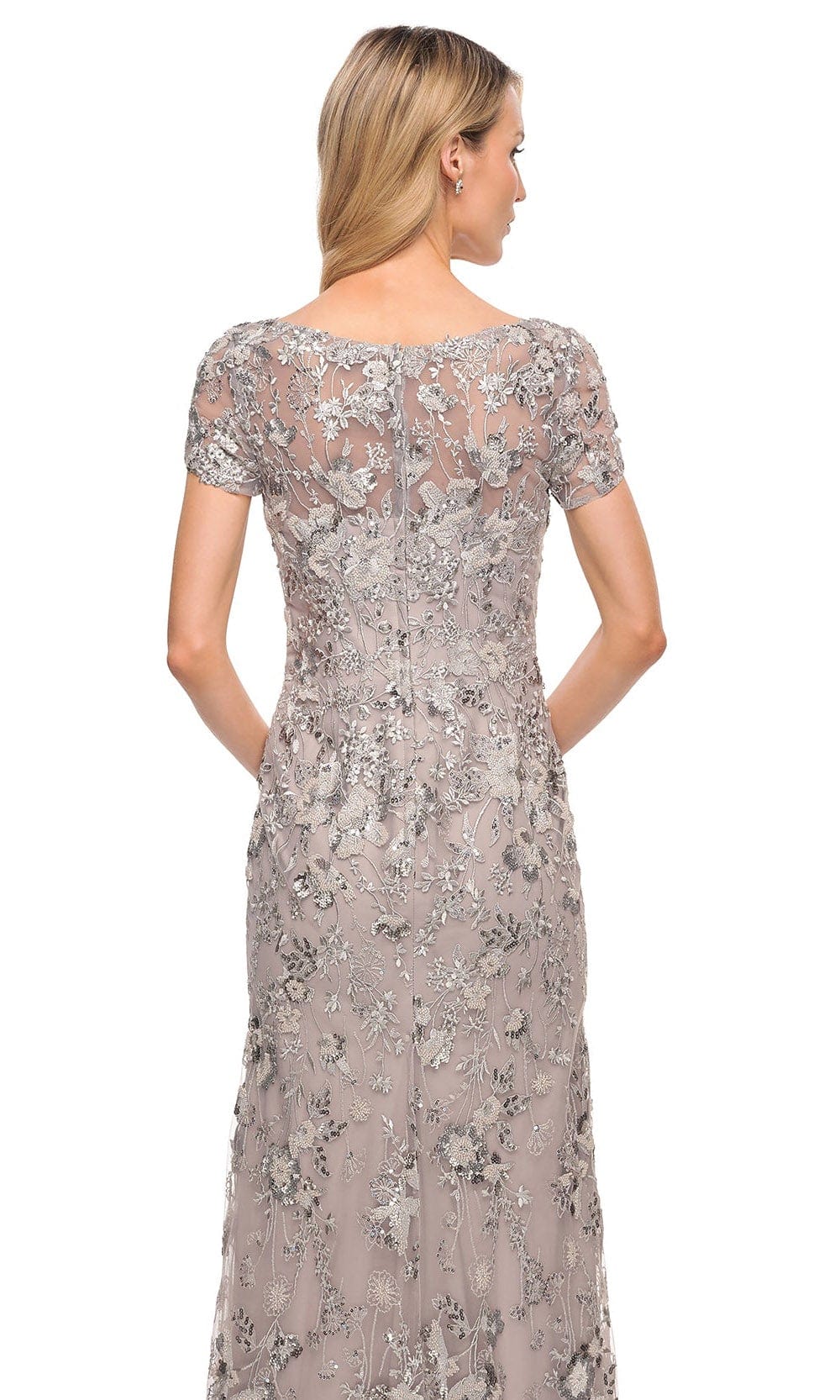 La Femme 30053 - Embroidered Sheath Dress Mother of the Bride Dresses