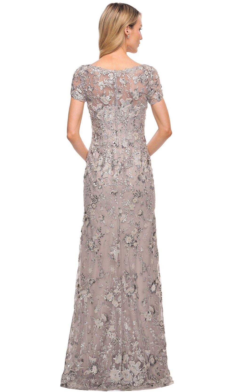 La Femme 30053 - Embroidered Sheath Dress Mother of the Bride Dresses