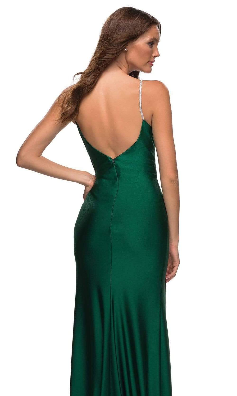 La Femme - 30435 Jeweled Strap Sheath Gown Special Occasion Dress