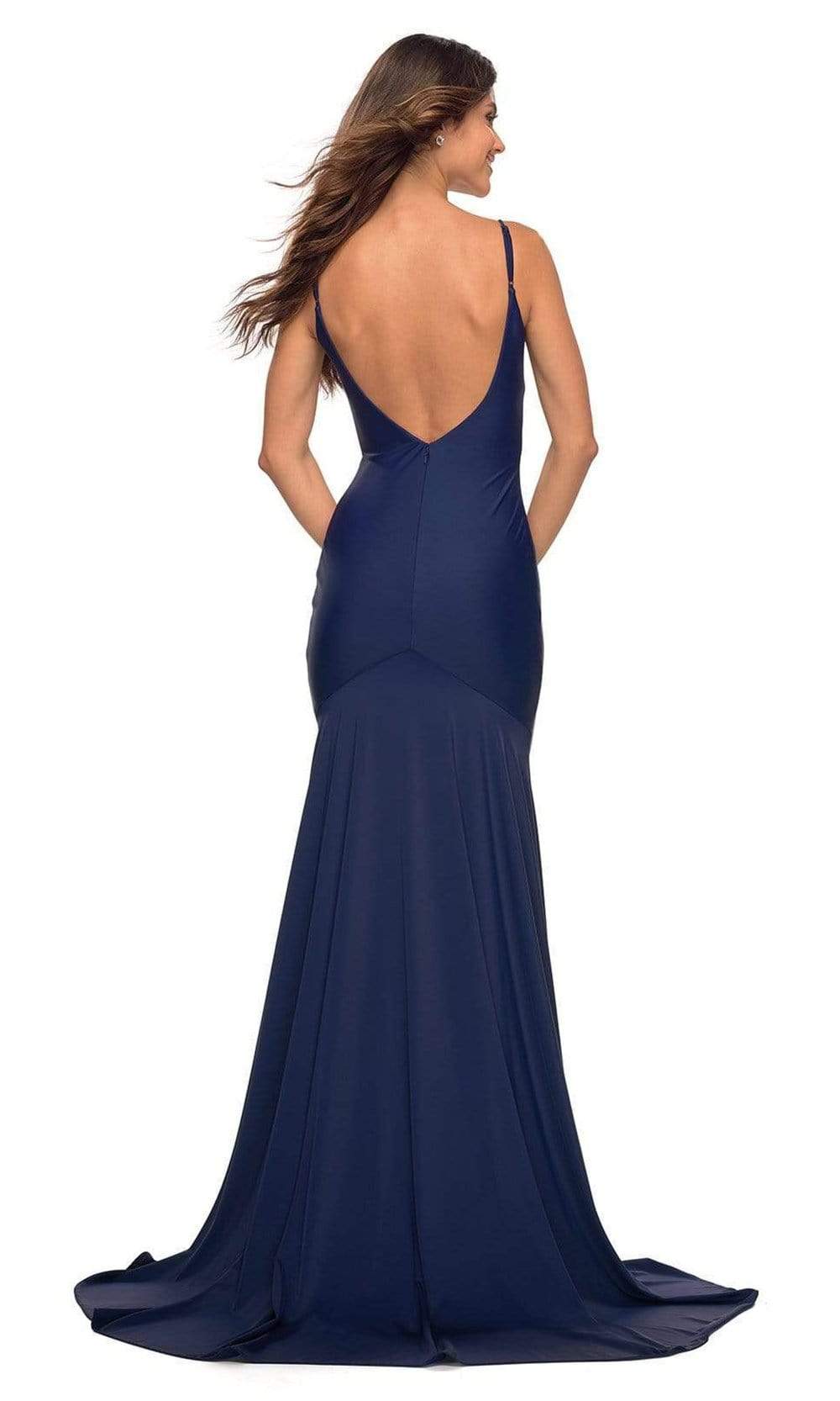 La Femme - 30458 Low Back Mermaid Gown Special Occasion Dress