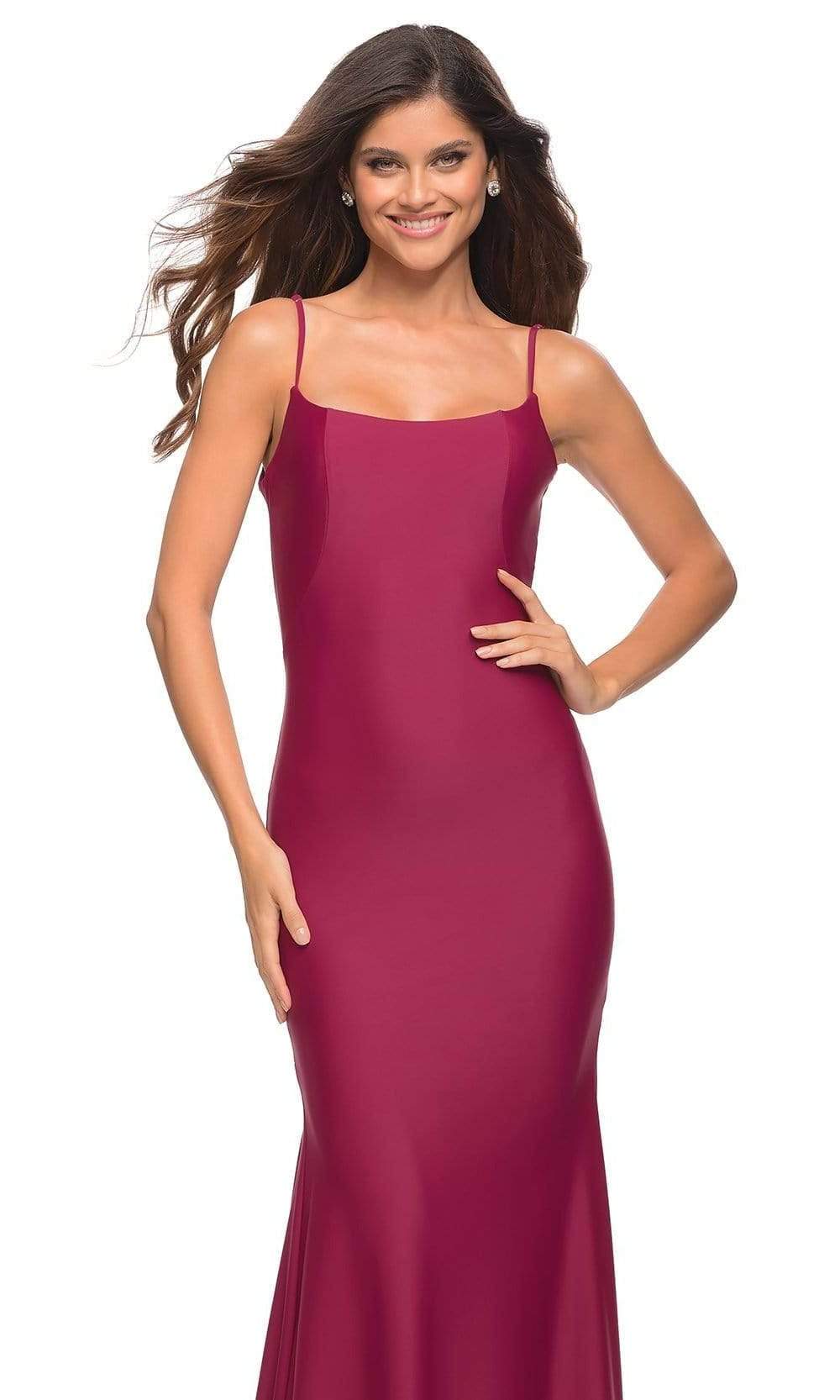 La Femme - 30458 Low Back Mermaid Gown Special Occasion Dress