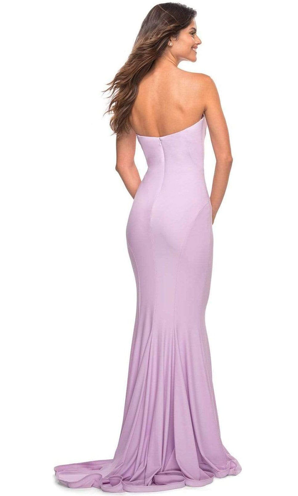 La Femme - 30549 Strapless Jersey Gown Prom Dresses