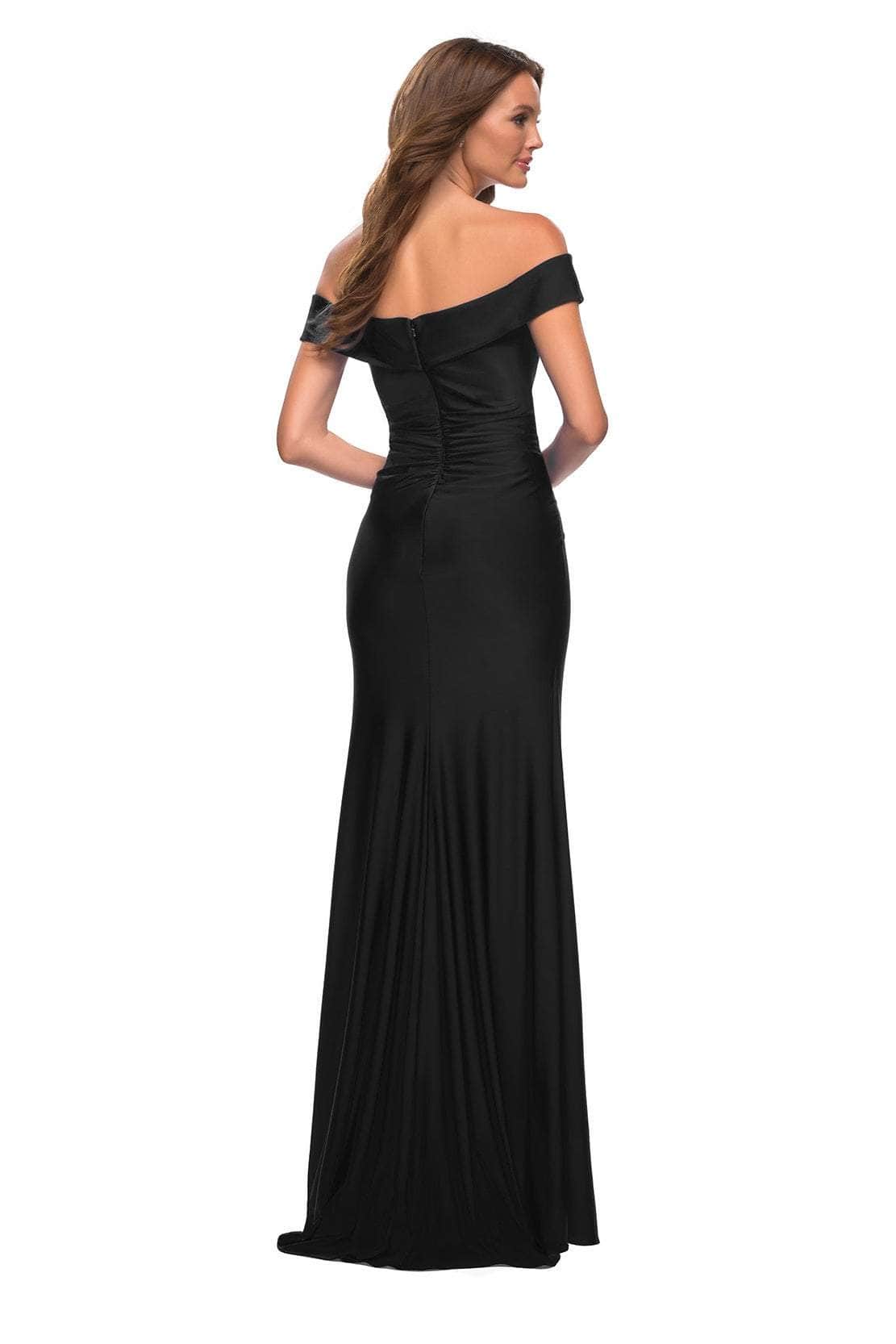 La Femme 30703 - Ruched Sheath Gown Prom Dresses