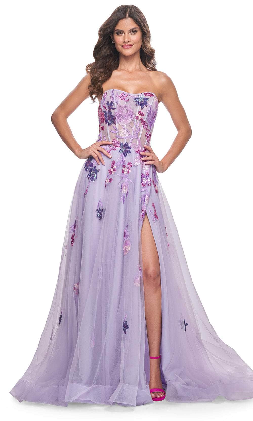 Yellow Ball Gown Macys Tulle Dress La Femme 32156 Long Sequin Floral/Tulle A Line Dress Yellow Ball Gown Macys Tulle Dress La Femme 32156 Long Sequin Floral/Tulle A Line Dress
