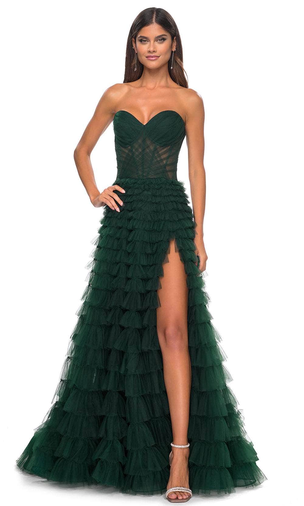 La Femme 32283 - Sweetheart Tiered Prom Dress La Femme 32283 - Sweetheart Tiered Prom Dress