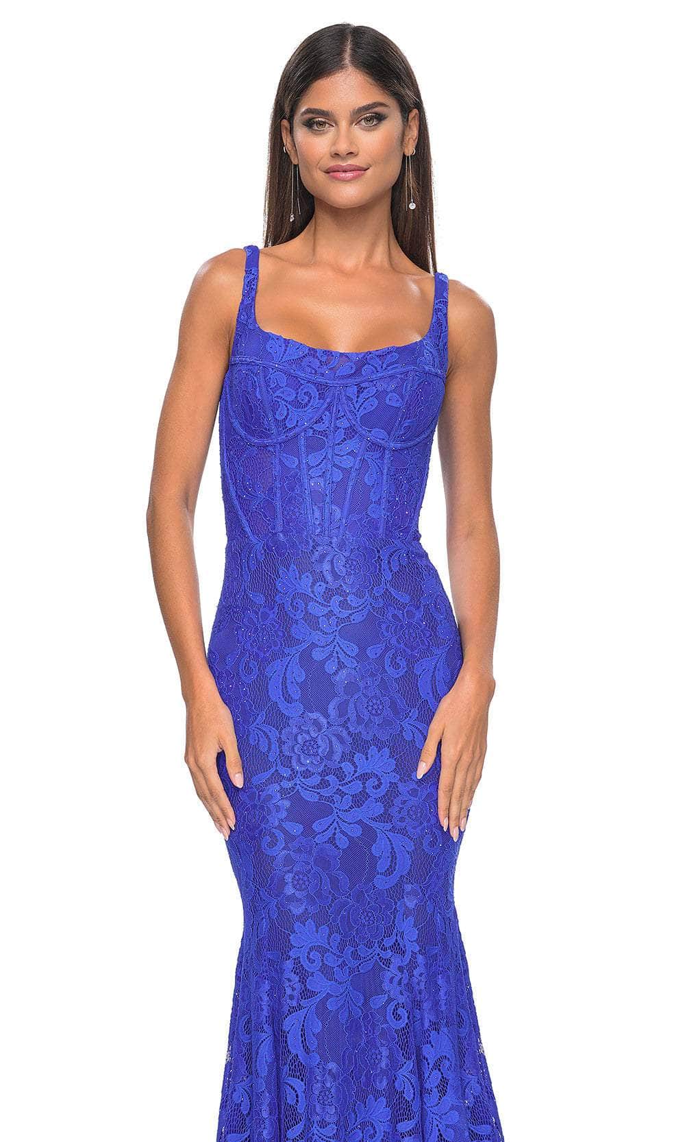 La Femme 32420 - Mermaid Corset Bodice Prom Gown Prom Dresses