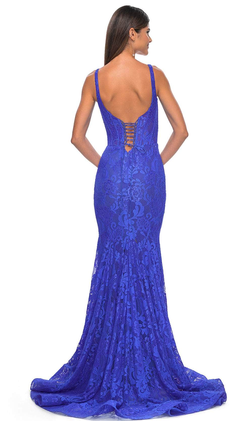 La Femme 32420 - Mermaid Corset Bodice Prom Gown Prom Dresses