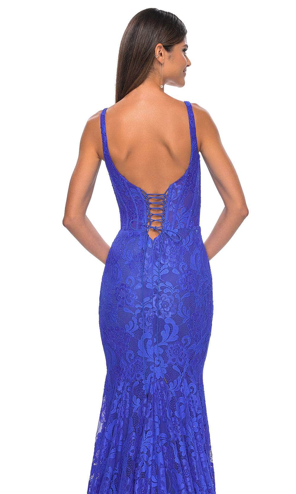 La Femme 32420 - Mermaid Corset Bodice Prom Gown Prom Dresses