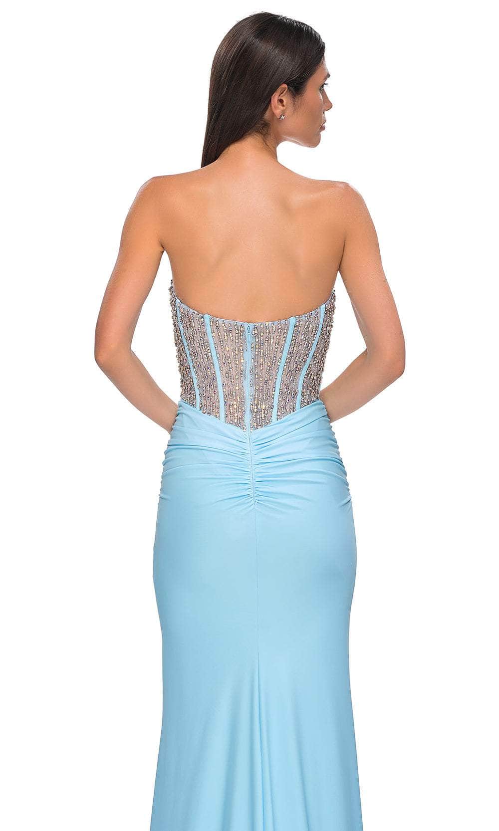 La Femme 32669 - Rhinestone Corset Prom Gown Evening Dresses